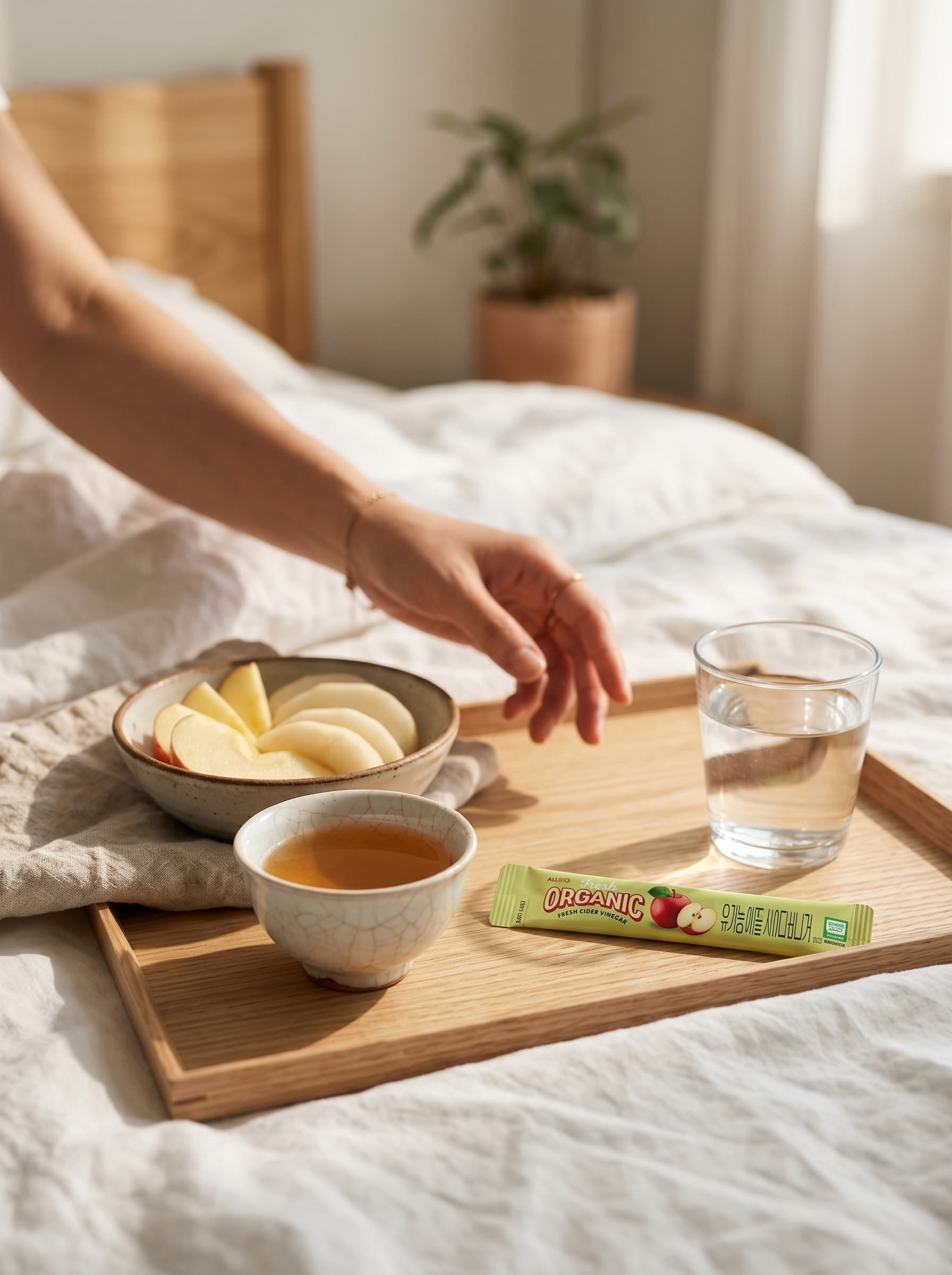 Korean morning ritual with ALLBIO ACV stick